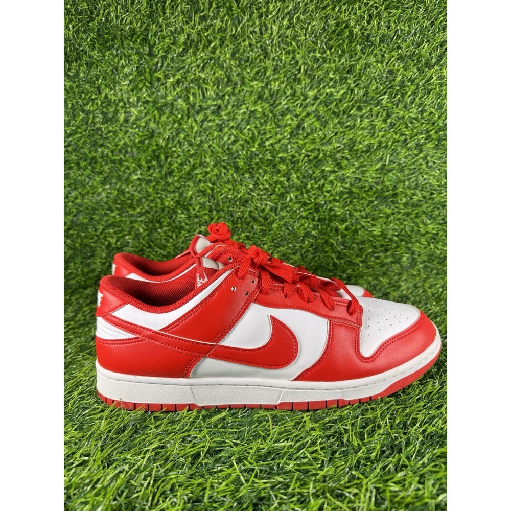 Nike Dunk Low St. Johns 2025 Red White Leather Sneakers HF5441-104 Mens Size 13